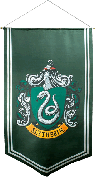 Harry Potter Slytherin Flag (600x600), Png Download