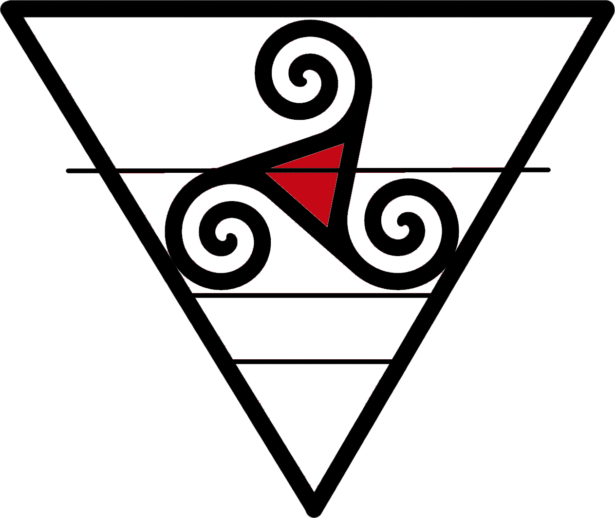 Image Result For Morrigan Symbol - Triskel Significado (1263x1064), Png Download