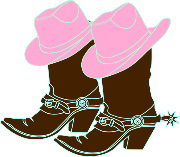 Girl Cowboys Clipart (600x525), Png Download