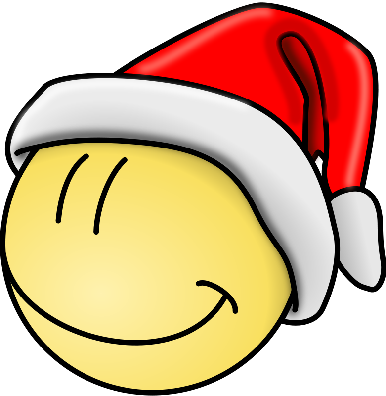 Christmas Smiley Face Clipart - Smiley Face Clip Art (781x800), Png Download