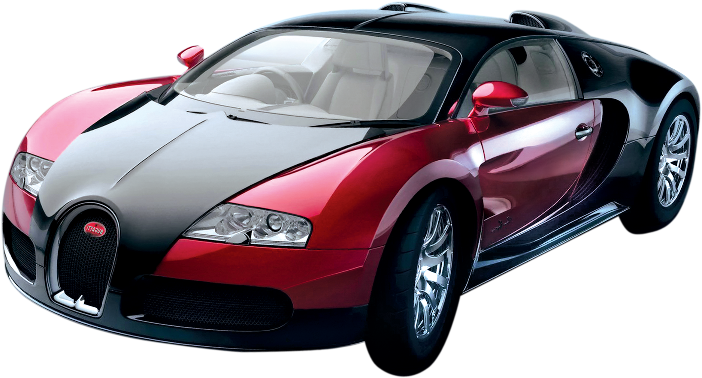 Car Bugatti Veyron High (3000x1584), Png Download