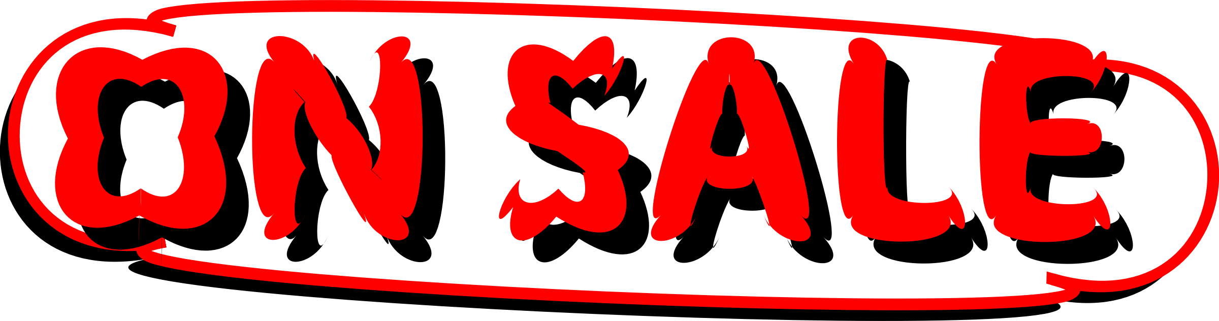 On Sale Clip Arts (2400x632), Png Download
