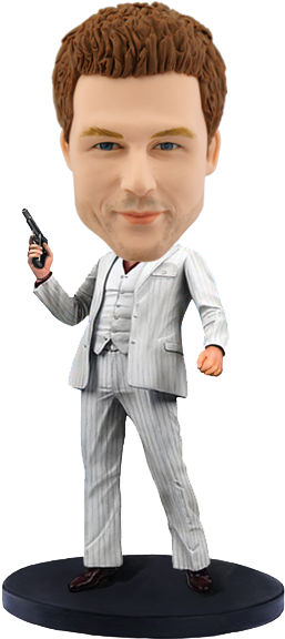 Custom Hitman Bobble Head - Hitman Bobblehead (510x640), Png Download