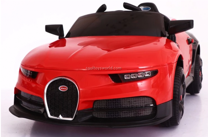 Kids Ride On Car Electric Bugatti *usb *dual Battery - Electric Car (700x700), Png Download