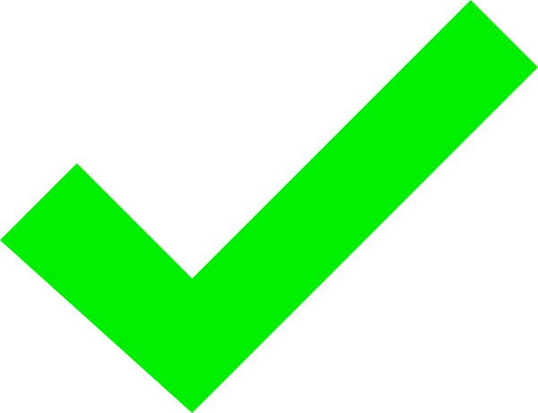 Check Mark Clipart Png (600x461), Png Download