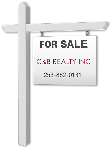 C And B Realty For Sale Sign - C & B Realty Inc (367x501), Png Download