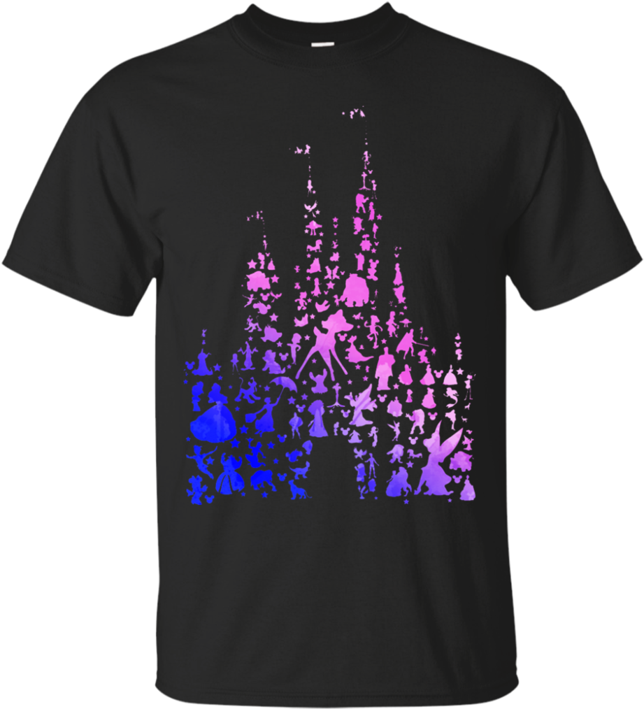 Character Castle Inspired Silhouette T Shirt & Hoodie - Shirt (1024x1024), Png Download