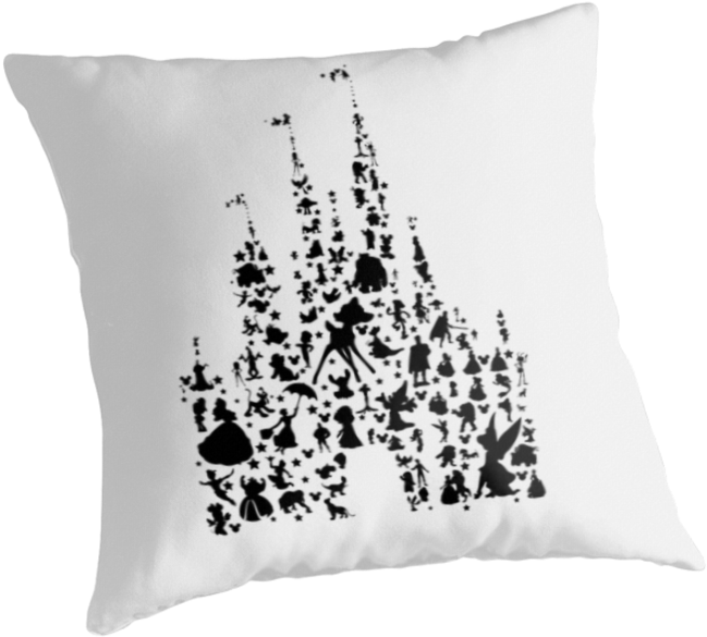 Character Castle Silhouette By Smagifts - Disney Castle Silhouette Characters (875x875), Png Download