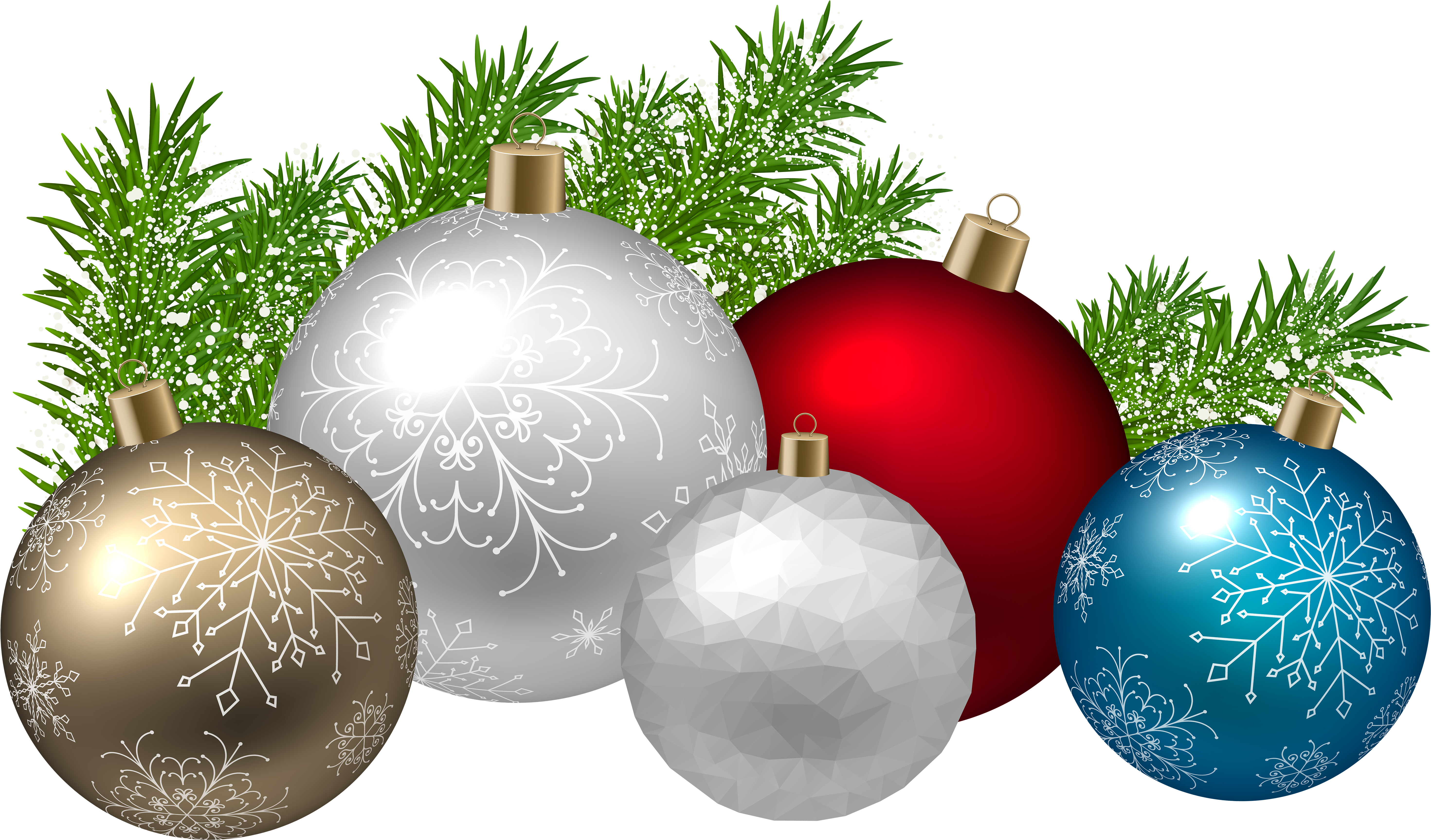 Christmas Decoration Png (6000x3548), Png Download