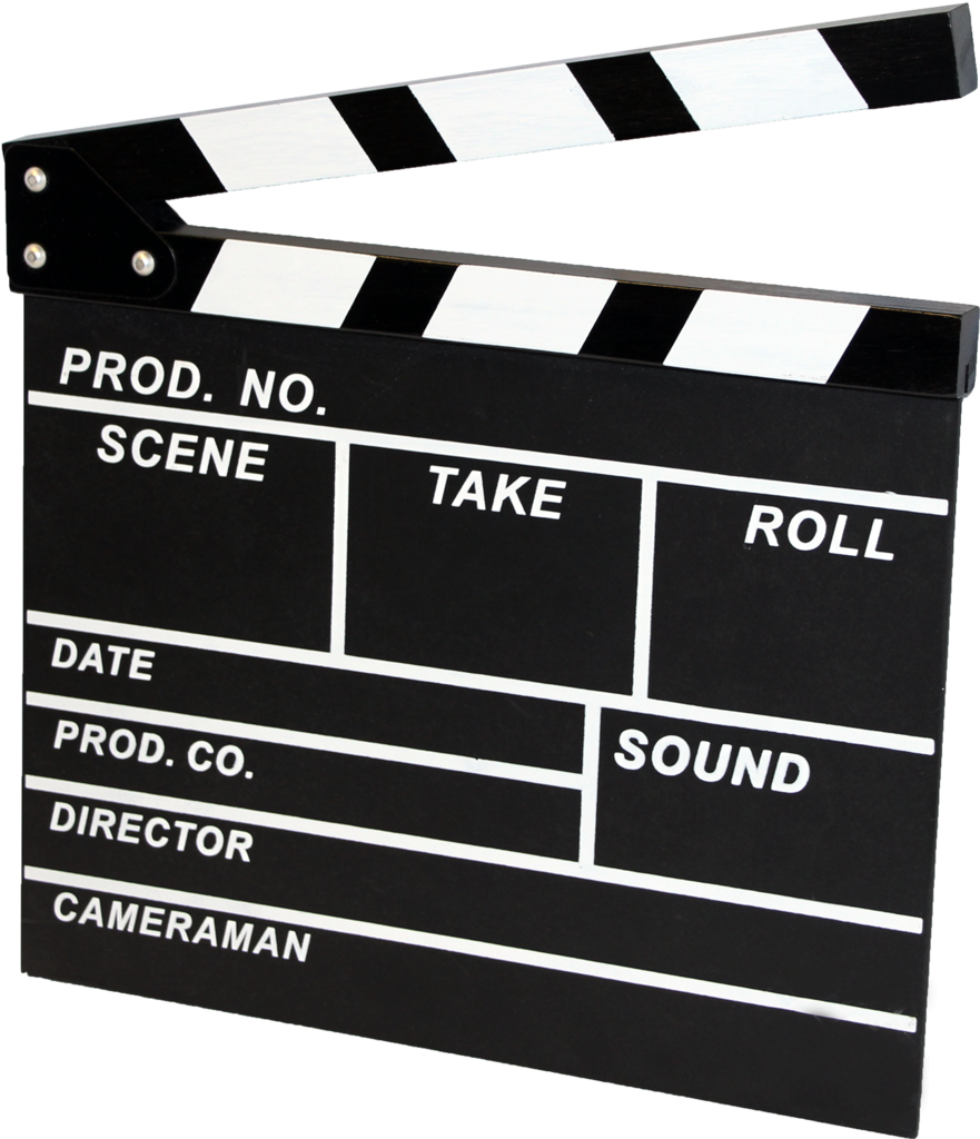 Clapperboard Png (881x1024), Png Download