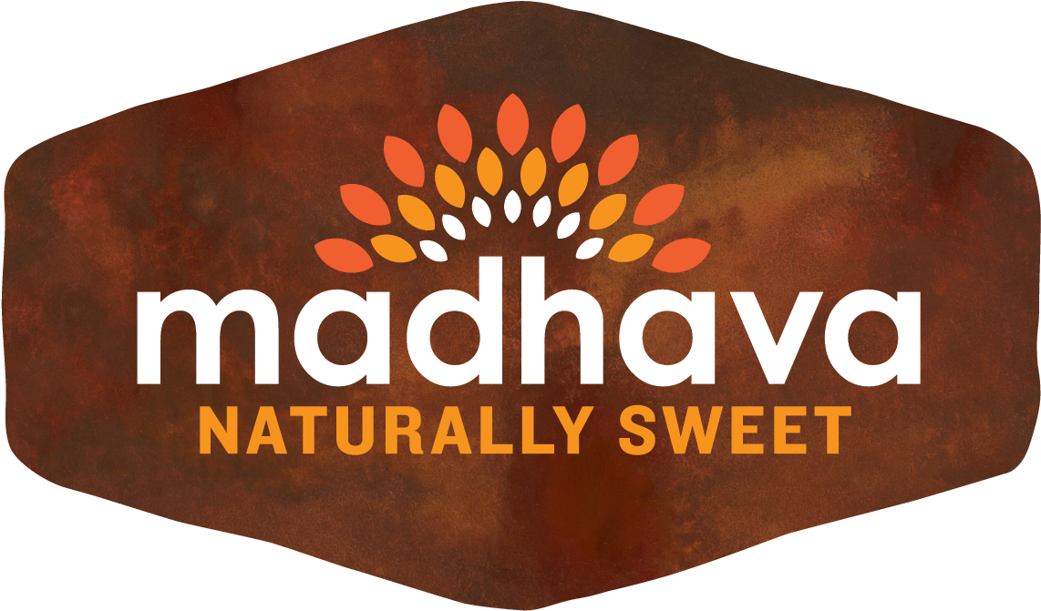 Logo File - Madhava Agave Five Drink Mix, Peachy Green Tea - 6 (1753x838), Png Download