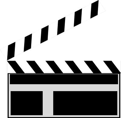 Movie Clipart Transparent - Transparent Clapboard (400x391), Png Download