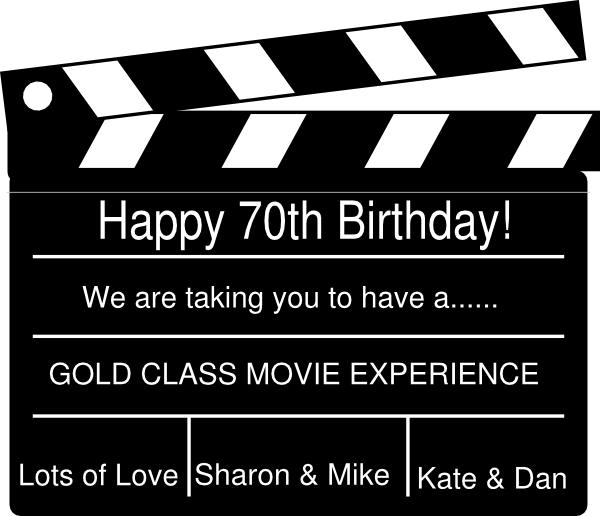 Small - Clapper Board (600x516), Png Download
