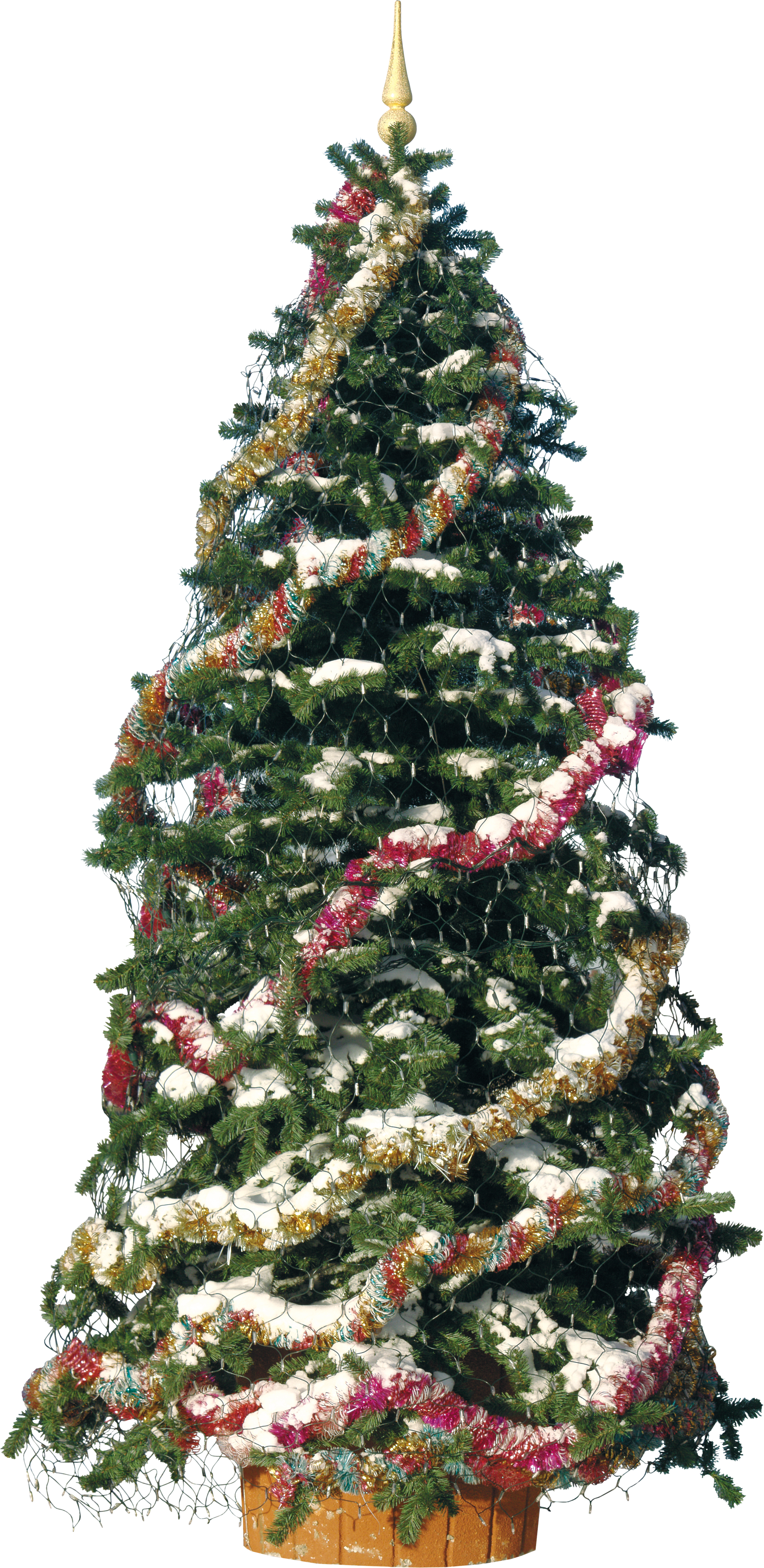 Christmas Tree With Decoration Png Image (2764x5672), Png Download