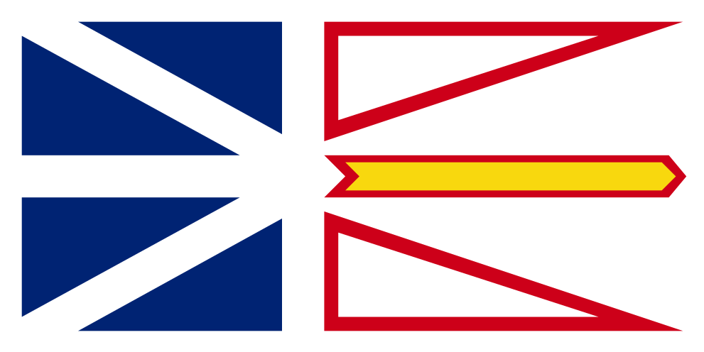 Download Svg Download Png - Newfoundland Flag (1024x1024), Png Download