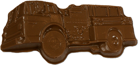 Firetruck Lollipop - Chocolate (500x500), Png Download