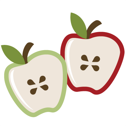 Picture Library Download Apple Slices Clipart - Scalable Vector Graphics (432x432), Png Download