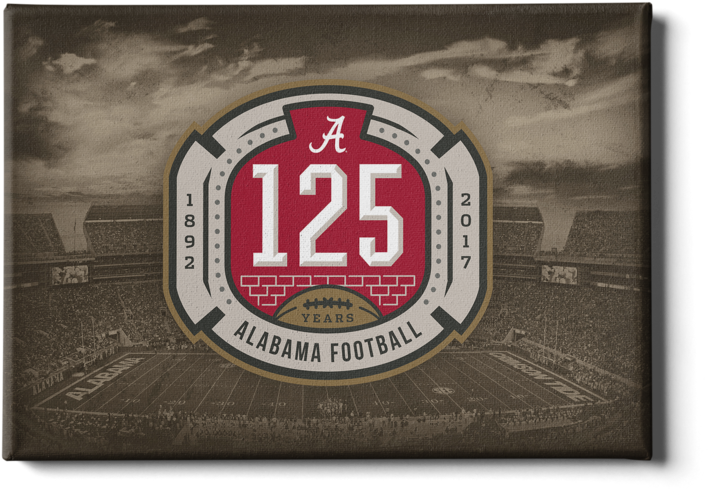 Alabama Crimson Tide - Wincraft Alabama Crimson Tide 11" X 17" 125 Years Bama (800x800), Png Download