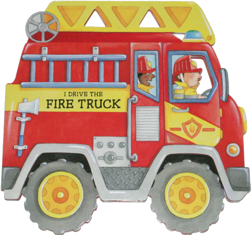 Die-cut - Drive The Firetruck (500x466), Png Download