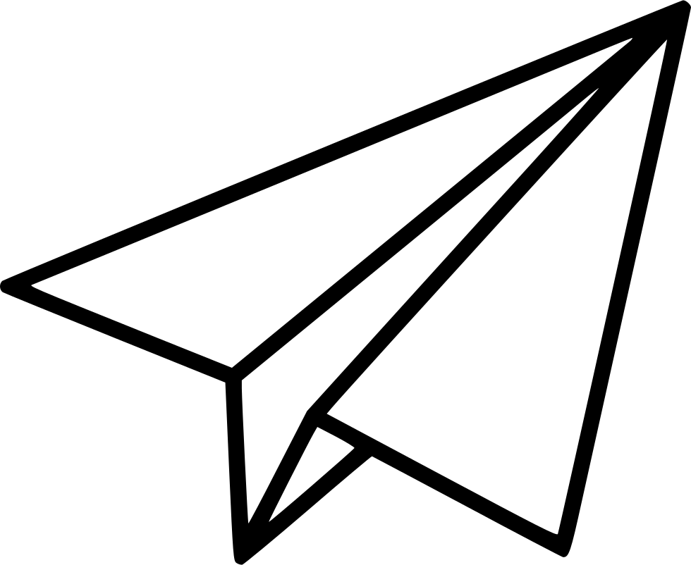 Paper Plane Png - Paper Airplane Icon Png (980x802), Png Download