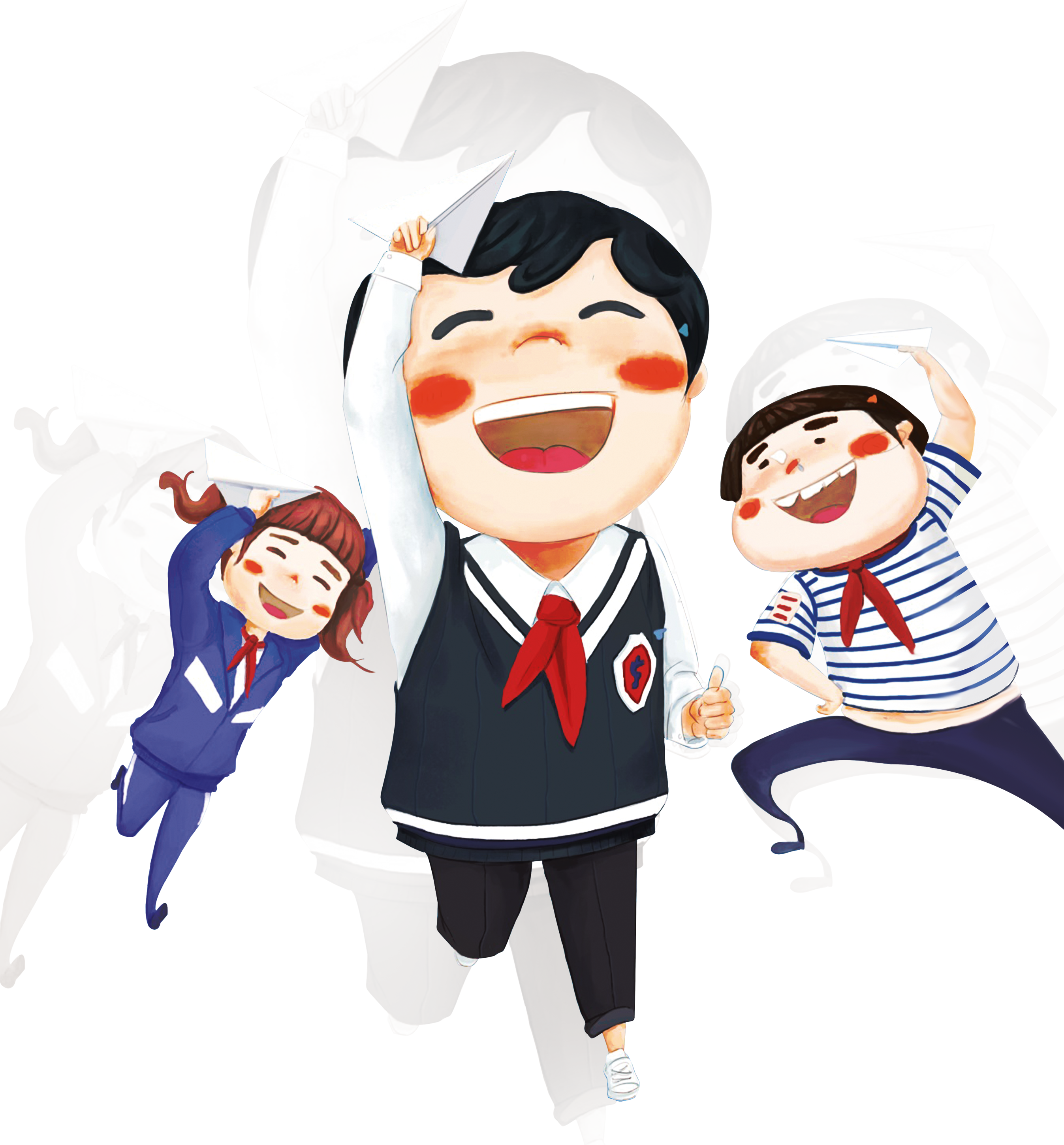 Student Decorative About Hand Day (2694x2898), Png Download