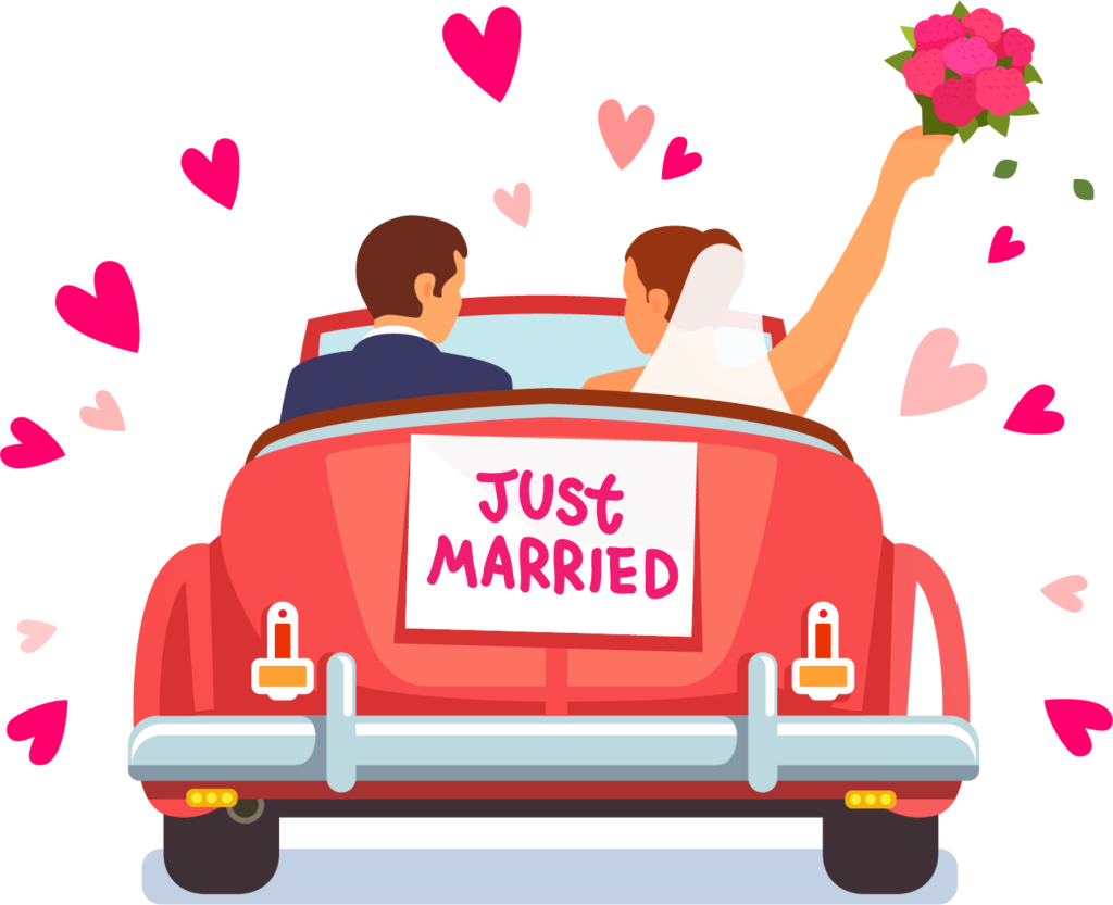 баннер на свадьбу. джаст мерид на свадьбу. Just married машина с банками. Just marry.