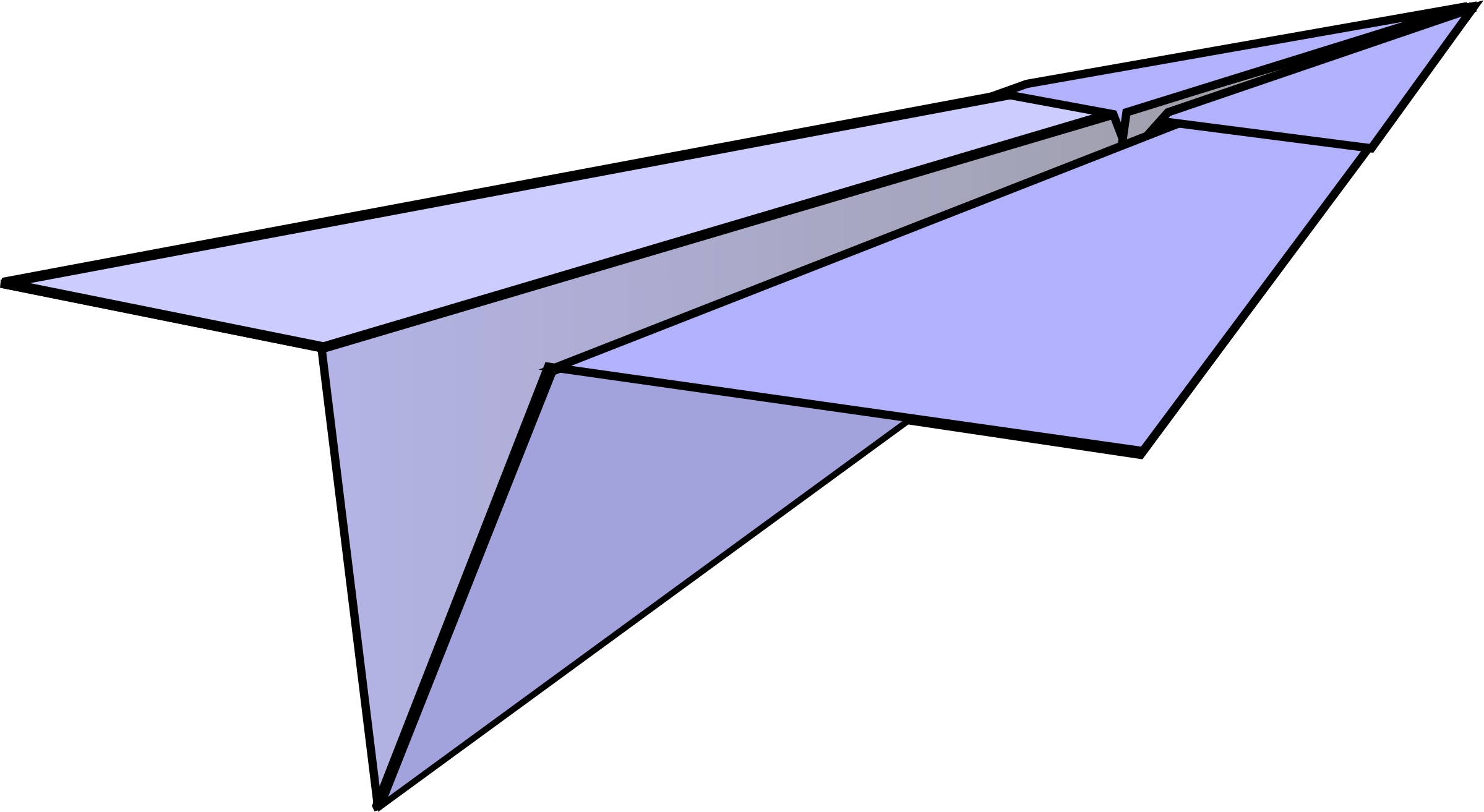 This Free Icons Png Design Of Paper Airplane (2399x1313), Png Download
