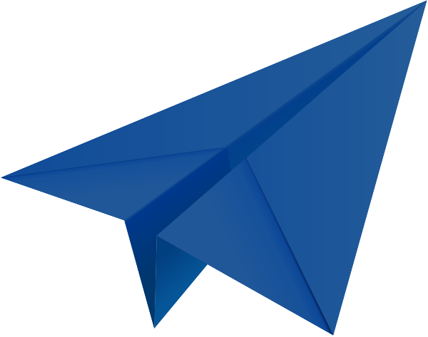 Paper Plane Png - 3d Paper Plane Png (600x473), Png Download