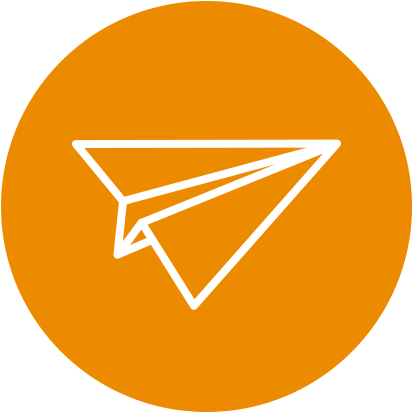 Icon Round Paper Airplane - Icon (700x475), Png Download