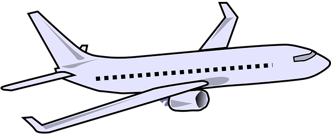 Airplane Plane Aircraft Vehicle Transporta - Airplane Transparent (680x340), Png Download