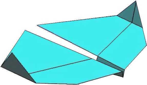How To Fold The Exotic Paper Airplane - Exotic Paper Airplanes (640x480), Png Download