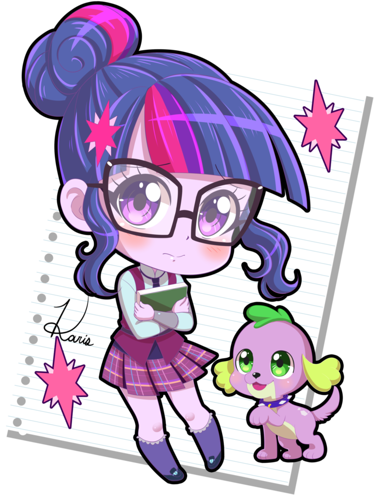 Graphic Transparent Stock Frames Illustrations Hd Twilight - Chibi Mlp Equestria Girls Twilight Sparkle (774x1032), Png Download