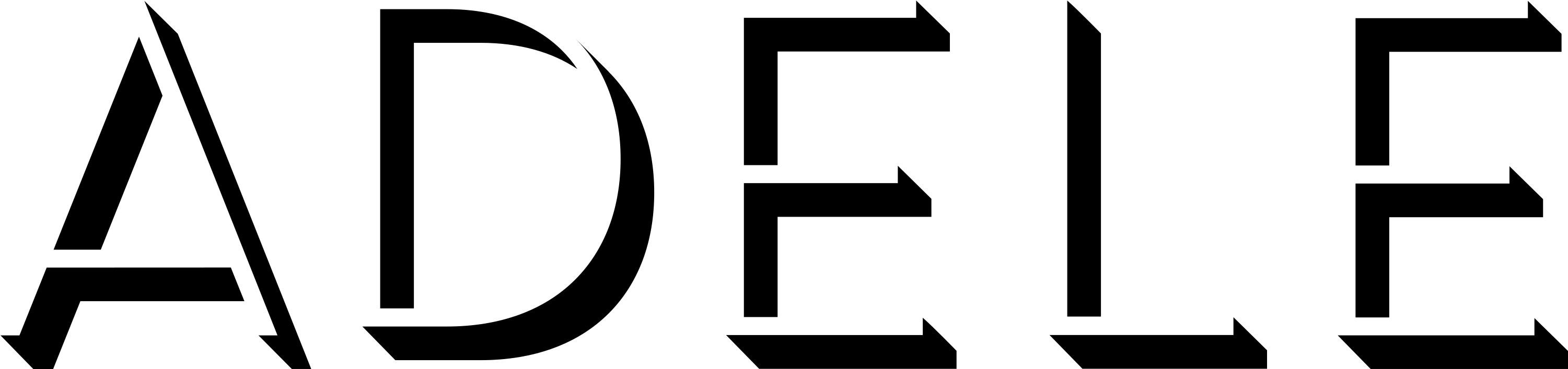 Adele Logo (3080x786), Png Download