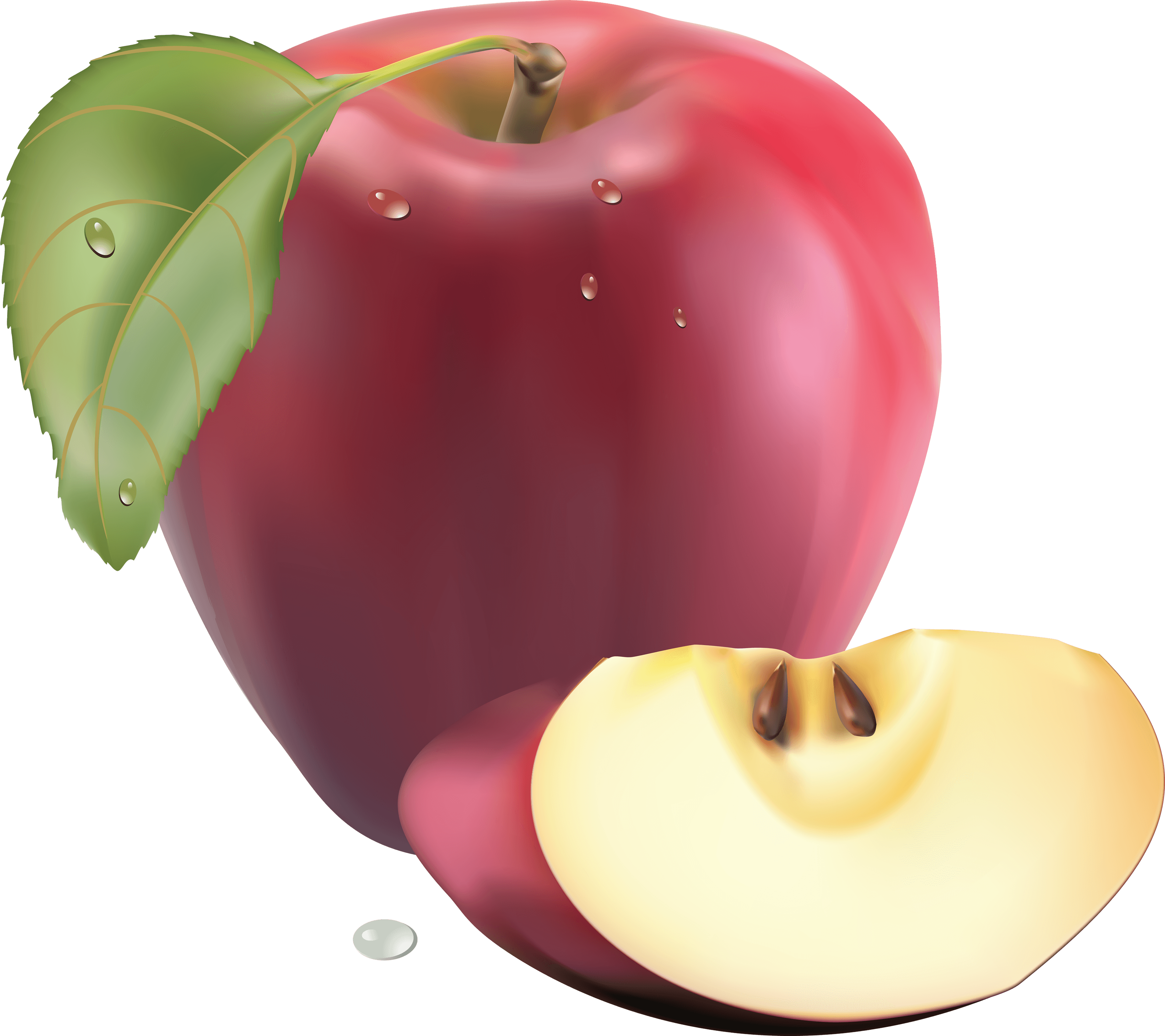 Set Of 5 Fruits (3436x3056), Png Download