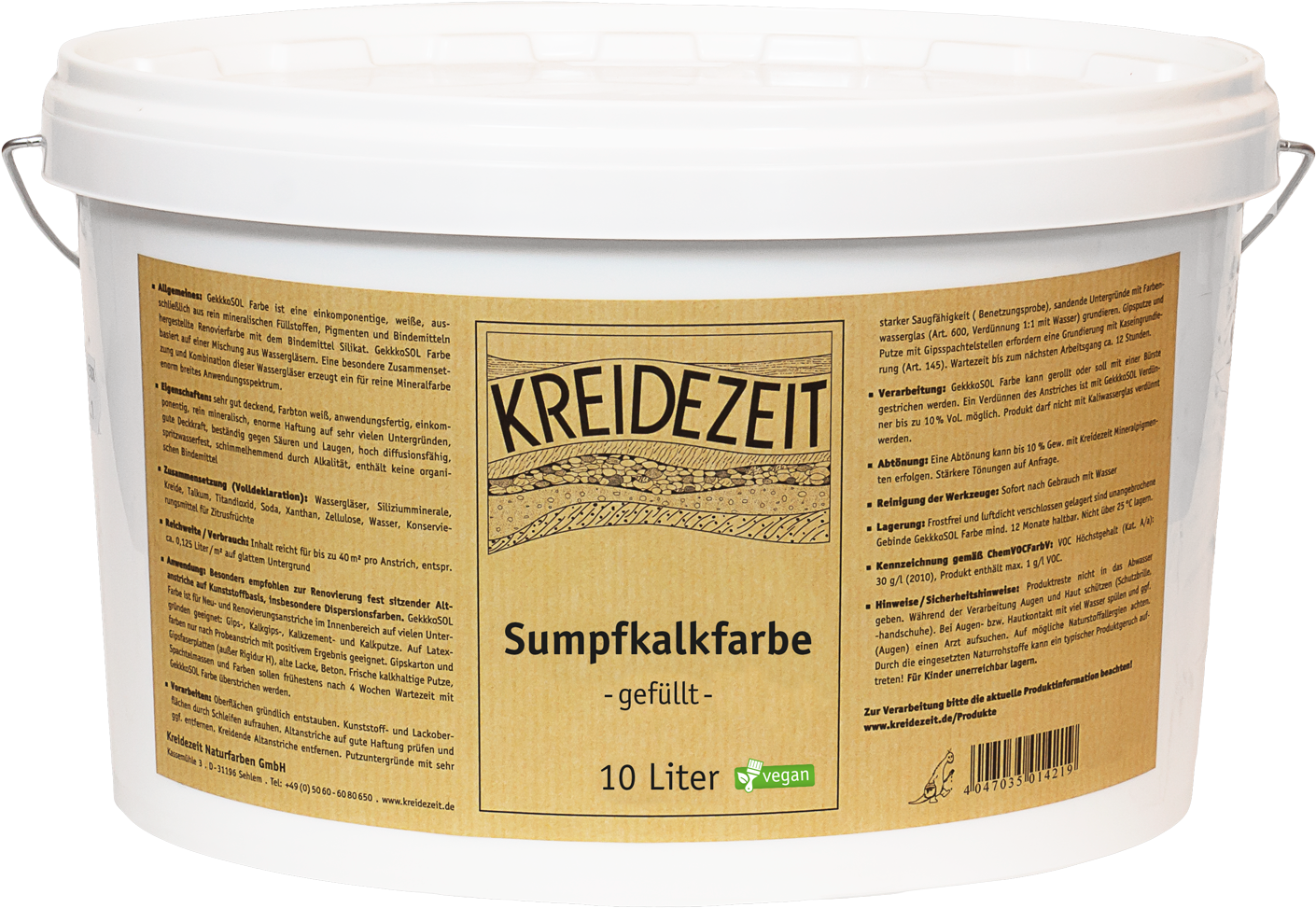 Kreidezeit Naturfarben Wallpaints Lime Paint Textured - Kreidezeit Gekkkosol Farbe (1600x1599), Png Download