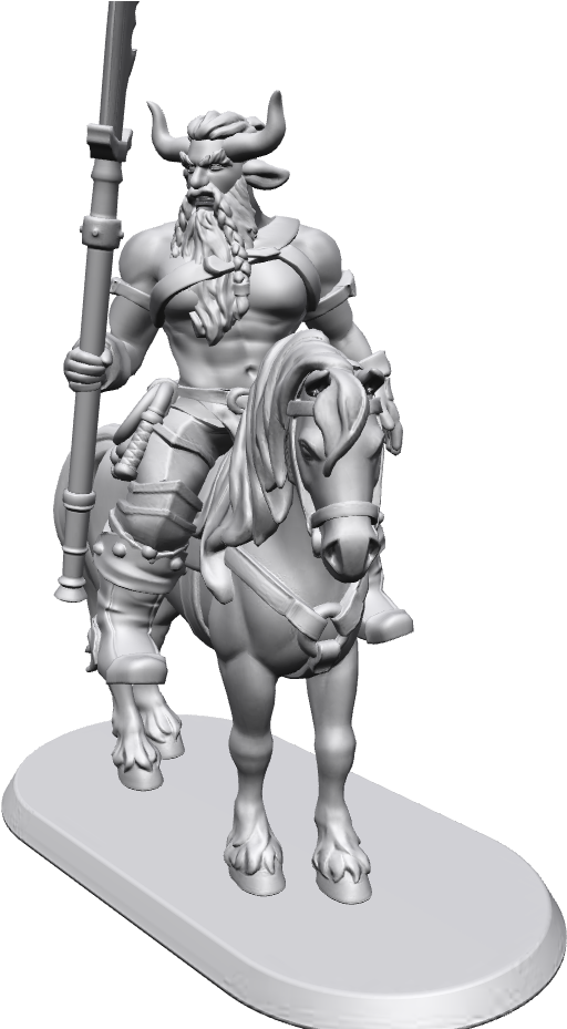 Oxrath - Figurine (1805x928), Png Download