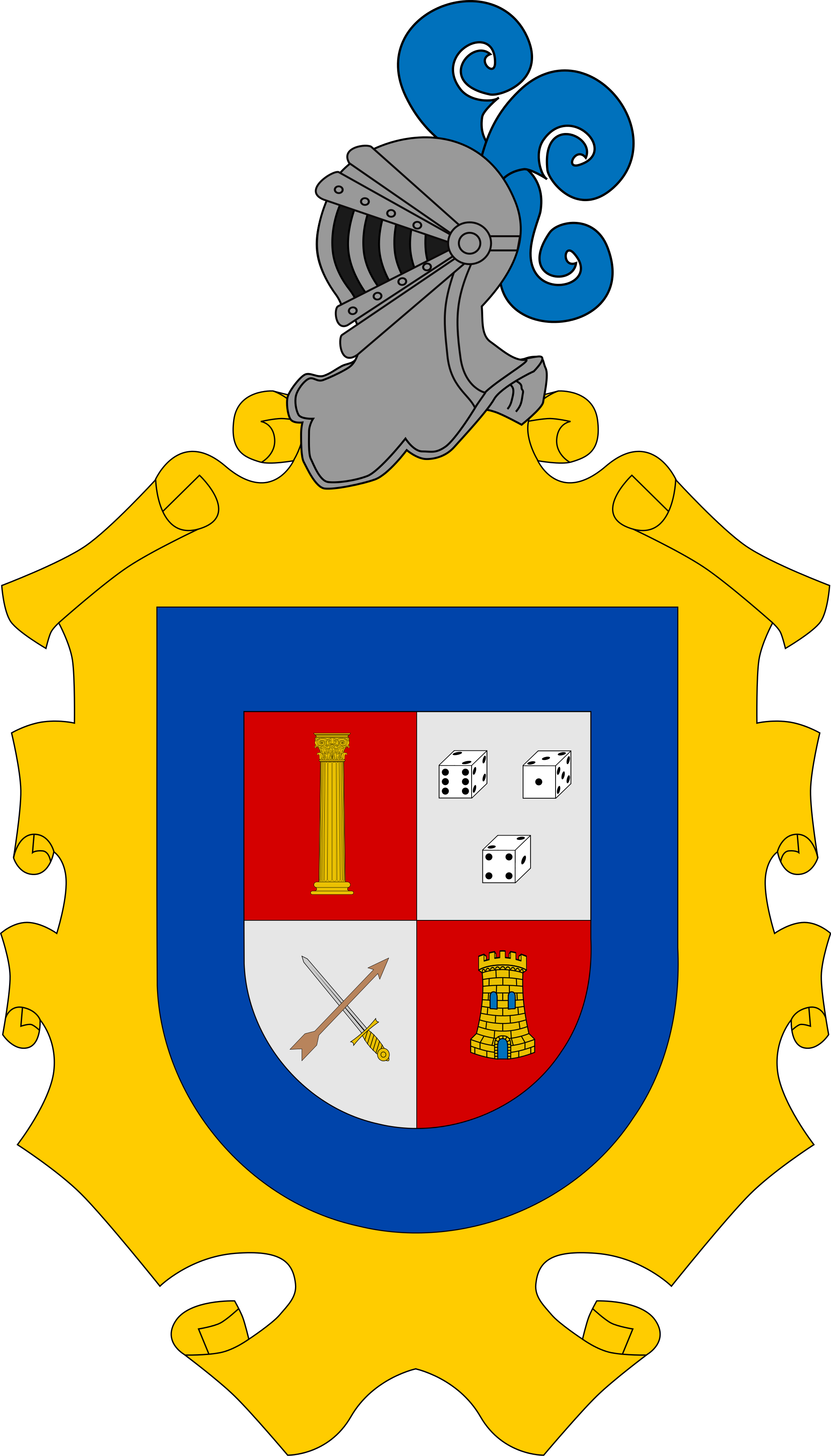 Open - Escudo (2000x3504), Png Download