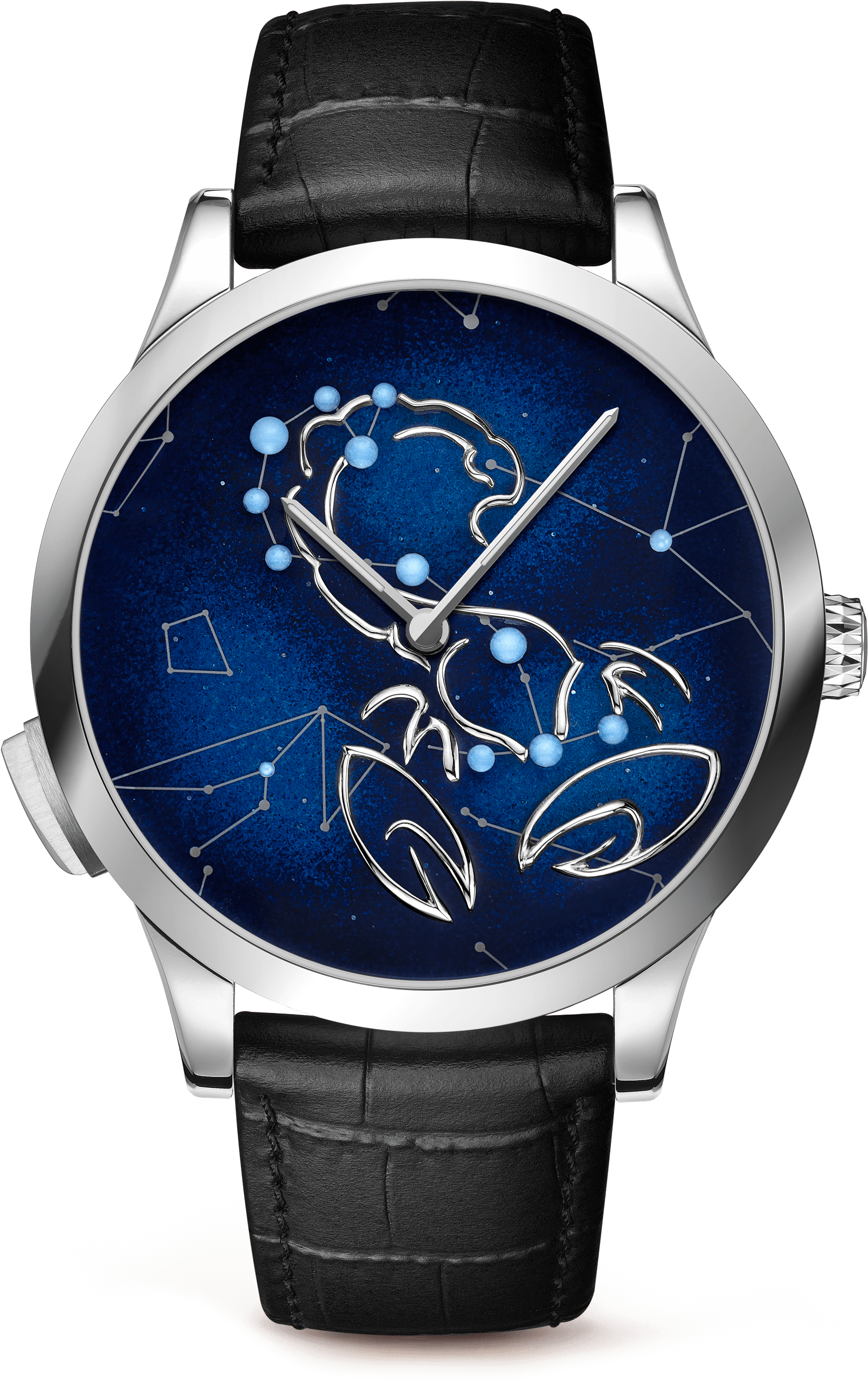 Midnight Zodiac Lumineux Taurus Watch,satin-finish - Van Cleef & Arpels Midnight Zodiac Gemini (2000x2000), Png Download