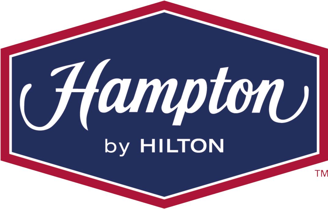 Hotel Hampton By Hilton Logo (1226x710), Png Download