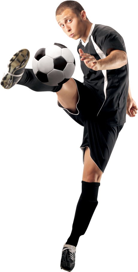 Kick Up A Soccer Ball (560x1103), Png Download