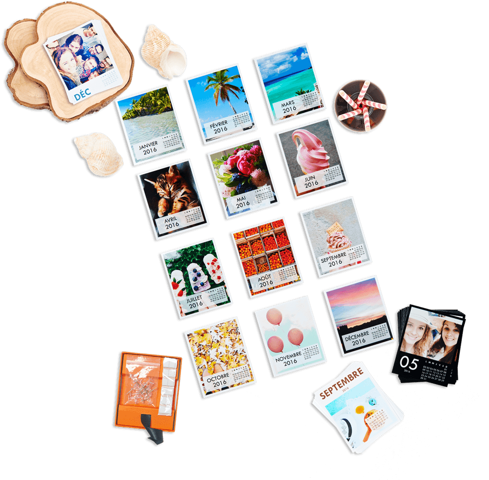 Make Your Own Personalized Calendar With Your Best - Calendrier Printic (1000x1000), Png Download