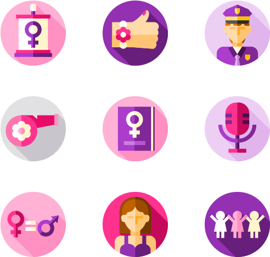 Feminism - Circle (600x564), Png Download