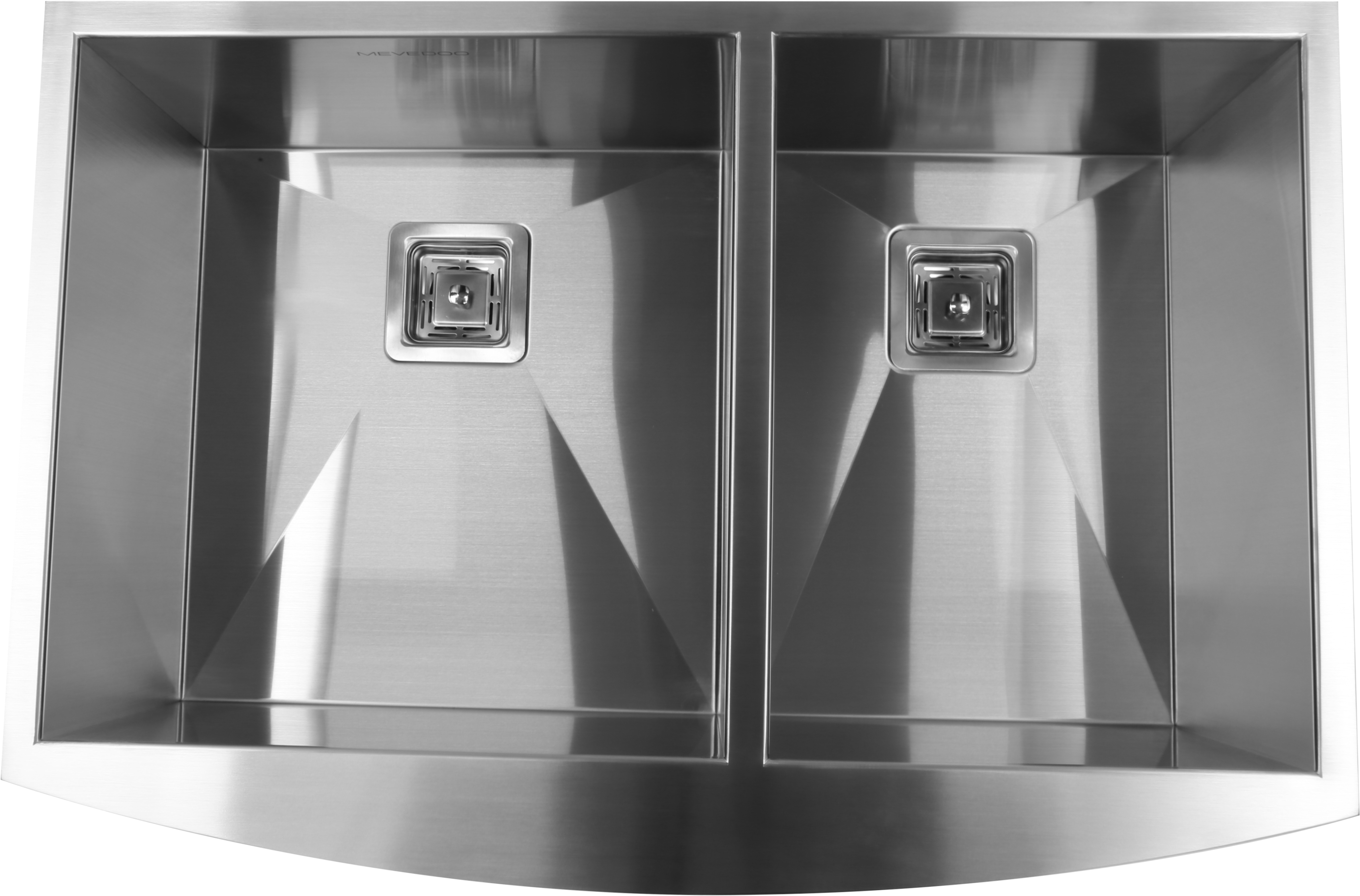 1001now Farmhouse Double Bowl Round Apron Sink 36″ (5472x3648), Png Download