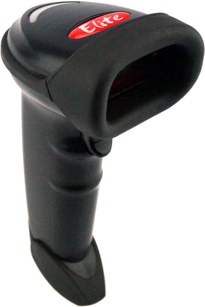 Els-342 Usb Hid Laser Barcode Scanner Right View - Input Device (1200x1200), Png Download