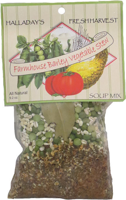 Halladay's Farmhouse Barley Vegetable Soup Mix - Bean Sprouts (500x760), Png Download