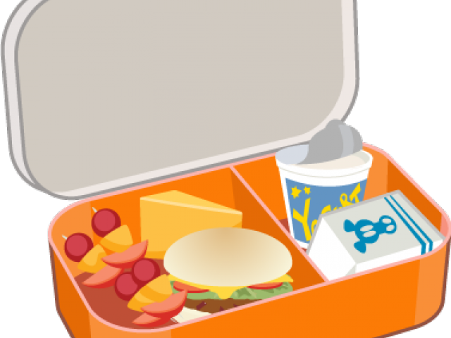 Lunch Box Clipart Food Container - Lunch Box Clipart (640x480), Png Download