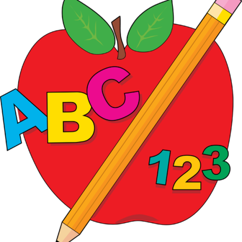 Teacher Apple Clip Art 19 Teacher Apple Vector Huge - Abc Clip Art (1024x1024), Png Download