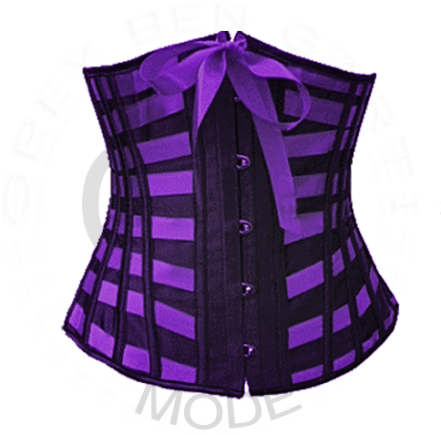 Purple Alice Secondary Product Picture - Women's Red Underbust Corset (500x692), Png Download
