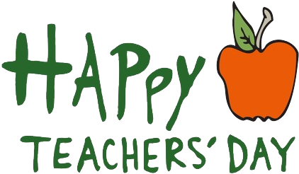 Happy Teacher Day Png (650x854), Png Download