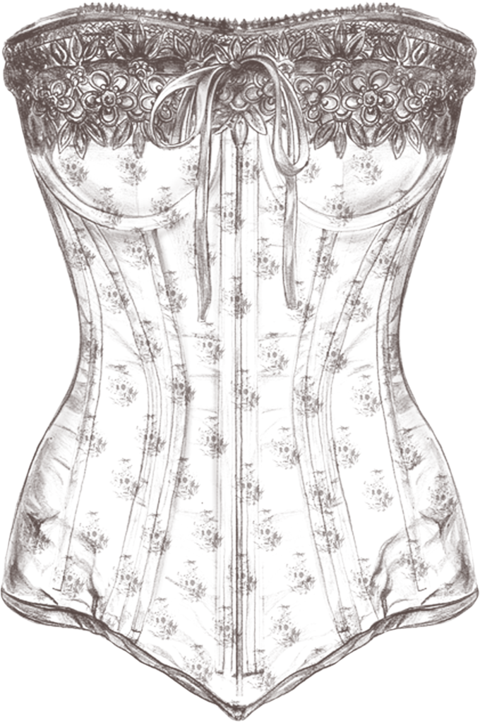 Ch B *✿*bird Song-vc Corsets, Coloring Pages, Picasa, - Vintage Lingerie Clip Art (680x1024), Png Download